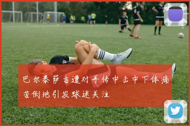 巴尔泰萨吉遭对手传中击中下体痛苦倒地引发球迷关注
